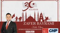 CHP'li Baran Aydın’dan 30 Ağustos Zafer Bayramı mesajı