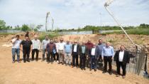 Kültür evi projesinin temel beton serimi gerçekleştirildi